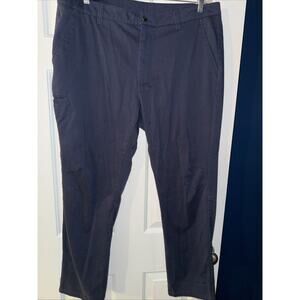 BYLT Classic Chino Pant Mens Xxl Navy Blue Straight Fit Wrinkle Free 38x30